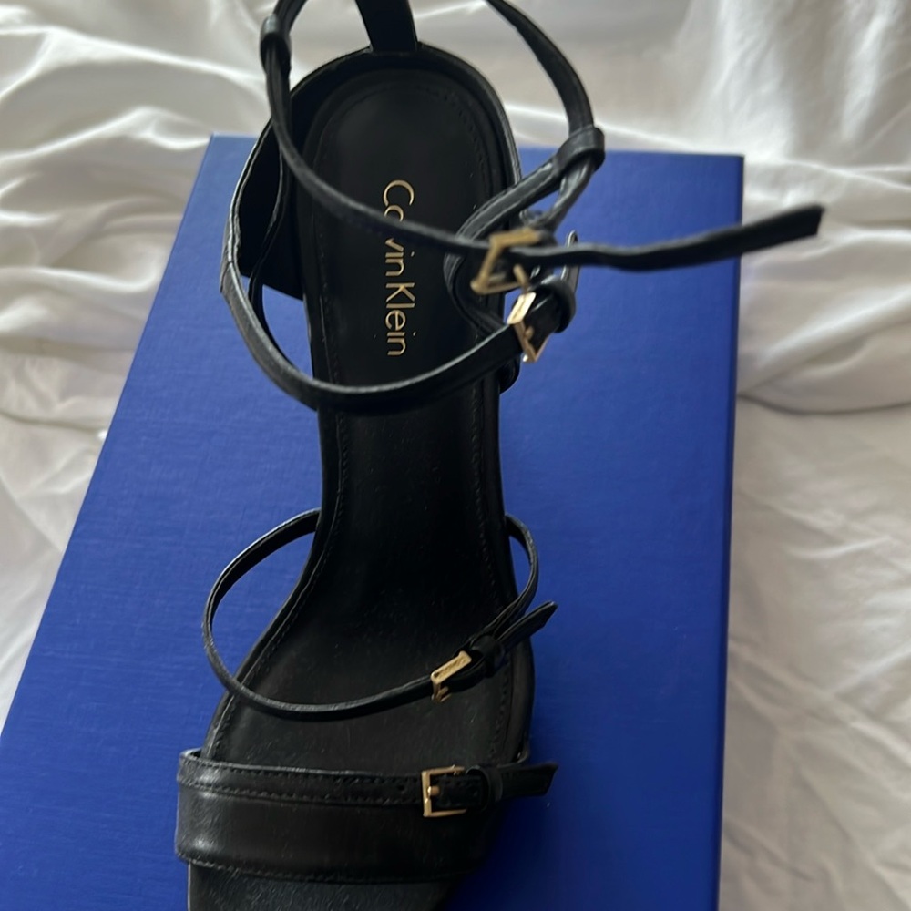 Hugh heels Calvin Klein magnificent. Used once